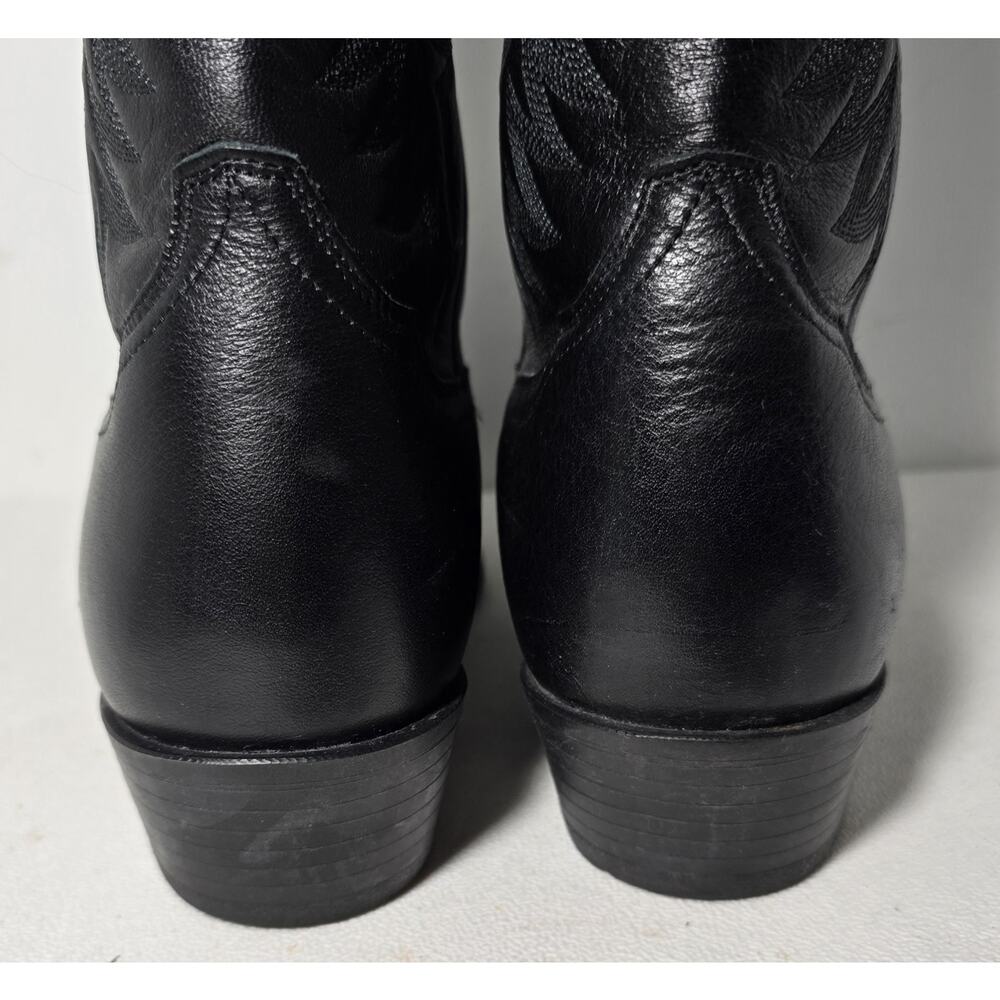 Ariat Heritage Men's Western R-Toe Black Leather Cowboy Boots Size 12 D - Picture 10 of 13